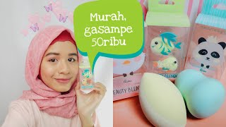 Beauty Blender Murah Under 50k || Review + Tutorial