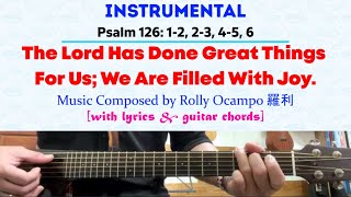 [INSTRUMENTAL] for 8 December 2024 Mass| Psalm 126: The Lord Has Done Great Things For Us; We Are...