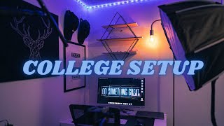 College Room Setup for Content Creating | MINIMAL EQUIPMENT YOUTUBE SETUP