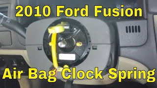 2010 Ford Fusion Air Bag Clock Spring. Air bag light on, horn not working etc..