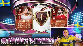 REKORD!😱 88+ ICON PACK & MEINE 19-1 REWARDS zu FUT CENTURIONS TEAM 2 🔥🔥 FIFA 23 rang 1 pack opening