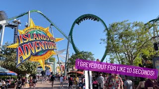 Is the Incredible Hulk Coaster too Intense? + Night Rides on VelociCoaster! - Islands of Adventure