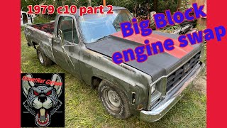 Big block square body c10 part 2 swapping out the 454 with another for a motor home