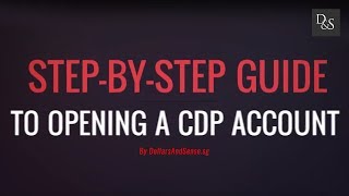 Step-by-Step Guide To Opening A CDP Account