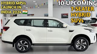 10 UPCOMING 7-SEATER HYBRID CARS LAUNCH INDIA 🇮🇳 2024 | FEATURES, PRICE, LAUNCH DATE | UPCOMING SUV