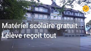 Monthey : matériel scolaire gratuit pour tous les élèves