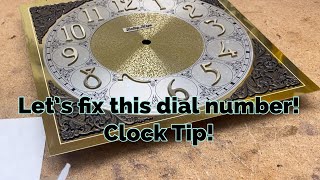 Let’s fix that number on the clock dial Tip!