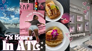 72 HOURS IN ATL🍑 | trap museum, first time going to a 🏳️‍🌈 club, $hoppinggg🛍️ etc.