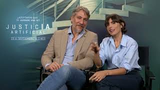 Saludo Verónica Echegui y Alberto Amann de Justicia Artificial  / Estreno 13 de septiembre en Cines