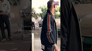 SHIKHAR DHAWAN FLYING FROM MUMBAI SPOTTED AT AIRPORT SHORTS|  NAVE NAKORE SHORTS