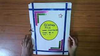 simple and easy science file  Decoration idea/Science project work