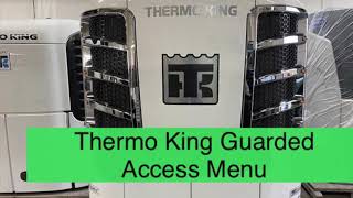 Thermo King Precedent Guarded Access Menu