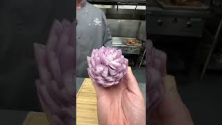 #blooming onion #onion flower #onion #food #chef #flowers #comedy #garnish