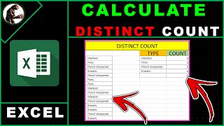 How to Calculate Distinct Count in Excel