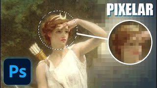 Como PIXELAR en Photoshop (y DIFUMINAR) 5 Métodos Rápidos