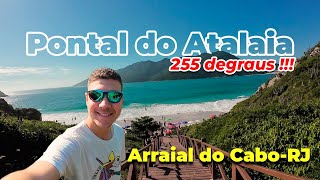 Pontal Do Atalaia Em Arraial do Cabo-RJ | 255 degraus de Escada !!! Imagens De Drone