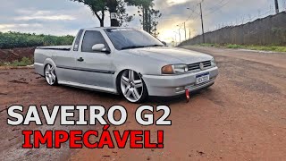 ELE ANDA DESSA ALTURA NA FIXA E RODAS 18, BAIXO SEM DÓ! SAVEIRO G2 REBAIXADA!