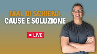 Mal di schiena: cause e soluzione.