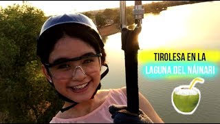 ¡ME ESTRELLE en la TIROLESA de la Laguna del Náinari! | Turismo con Pao