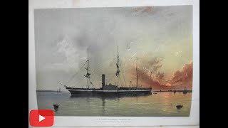 US Naval & Mail Steamers 1853 Stuart Illustrated Nautical Book | Brian DiMambro Virtual Book Tour