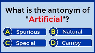 Antonyms Quiz: CAN YOU SCORE 30/30 ON THIS QUIZ? #challenge 39