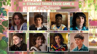 YOU MAKE THEM DINNER ☆ STRANGER THINGS PAUSE GAME