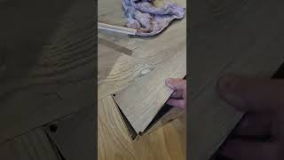 How to fix a floor chip in laminate flooring