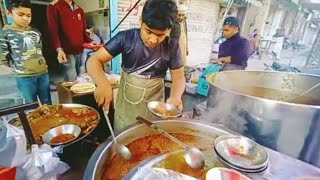 18 years young boy selling bong Paye at roadside | Street food Lahore