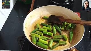 Lady's finger- egg curry...