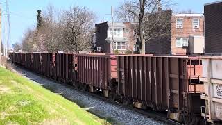 CSX Herzog Ballast Train