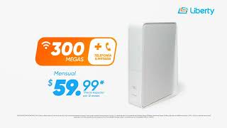 300 megas de Internet + telefonía por $59.99