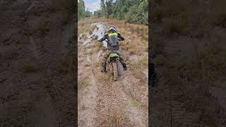 dirt bike mudding #dirtbike #fun #kids #