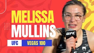 Melissa Mullins explains weight miss, earned BJJ blackbelt at UFC Vegas 100