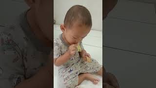 bayi mukbang pilih mendoan daripada telor suwir #bayimakan #mukbang #mukbangers #bayilucu #bayilahap