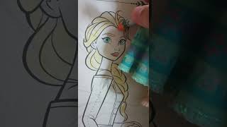 Elsia and Annia Fun Frozen 2 Coloring Elsa and Anna #kids #shorts #coloring