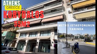 Korydallos 55m2, metro istasyonunun yanında Yunanistan Emlak Danışmanlığı