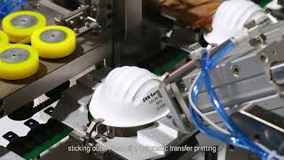 Richpeace Automatic Cup Mask Production Line (Headband Stapling)