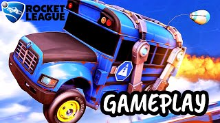 Fortnite Battle Bus Gameplay Rocket League