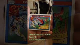 Marvel Universe Trading Cards Series I Cards #109-117 #growtogether  #shorts