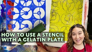 Stencil 101: How to Use a Stencil with a Gelatin Plate