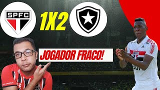 São Paulo 0x1 Botafogo, Campeonato Brasileiro, analise, notas, destaques, o pós jogo.