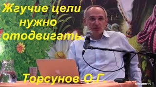 Жгучие цели нужно отодвигать. Торсунов О.Г.