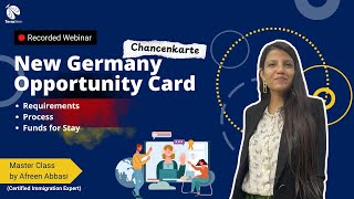 New Germany Opportunity Card 2024 | Process & Eligibility | Webinar | Chancenkarte | TerraTern