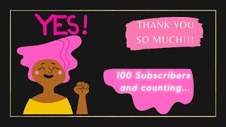 THANK YOU SO MUCH! | Celebrating 100 Subscribers!!! #shorts #thankyou #thanksforwatching