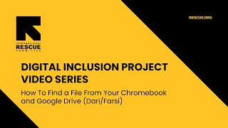 How To Find a File From Your Chromebook and Google Drive (Dari/Farsi)