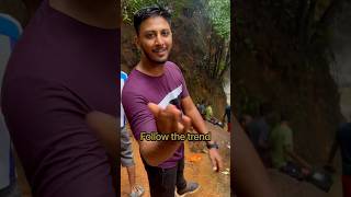 Following the trends on waterfall #trending #goavlogs