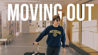 College Move Out Vlog | University of Michigan