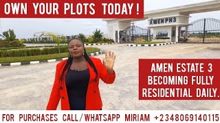 Amen Estate 3, June 2024 Update: More Buildings, Get Your Plot today Amen Estate, Lagos #amenestate3