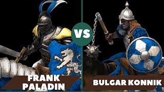 AOE2: 120 FRANK PALADINS VS 120 ELITE BULGARIAN KONNIKS