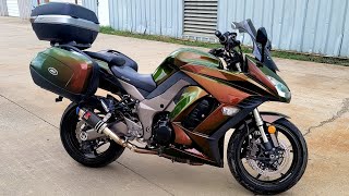 2011 Ninja 1000SX Black Widow Exhaust Demo